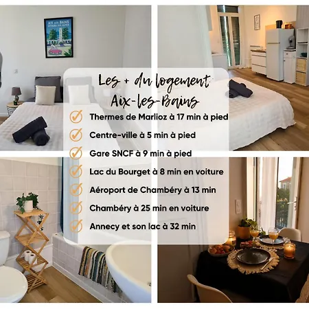 Apartment Le Marlioz Parking Prive - 5 Min Du Centre Aix-les-Bains